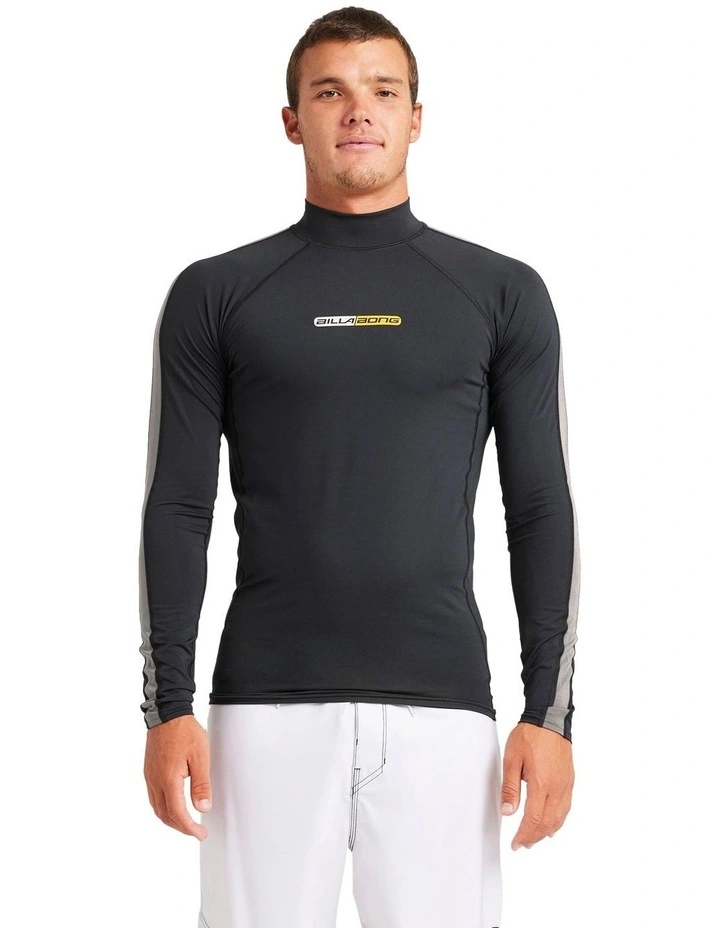 Spec 73 Long Sleeve Rash Vest In Black image 1