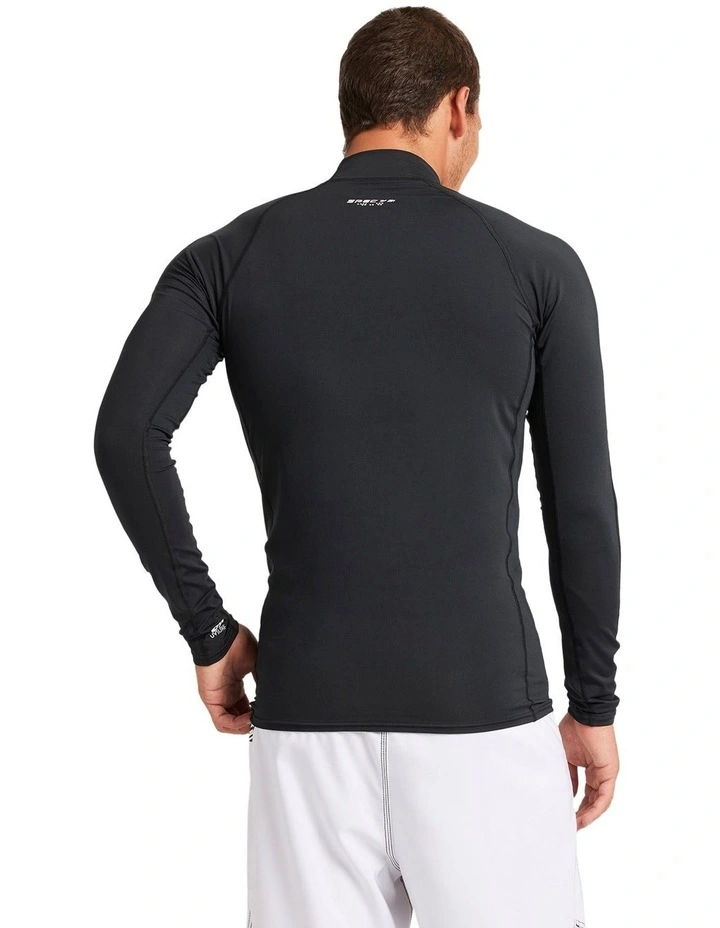 Spec 73 Long Sleeve Rash Vest In Black image 2