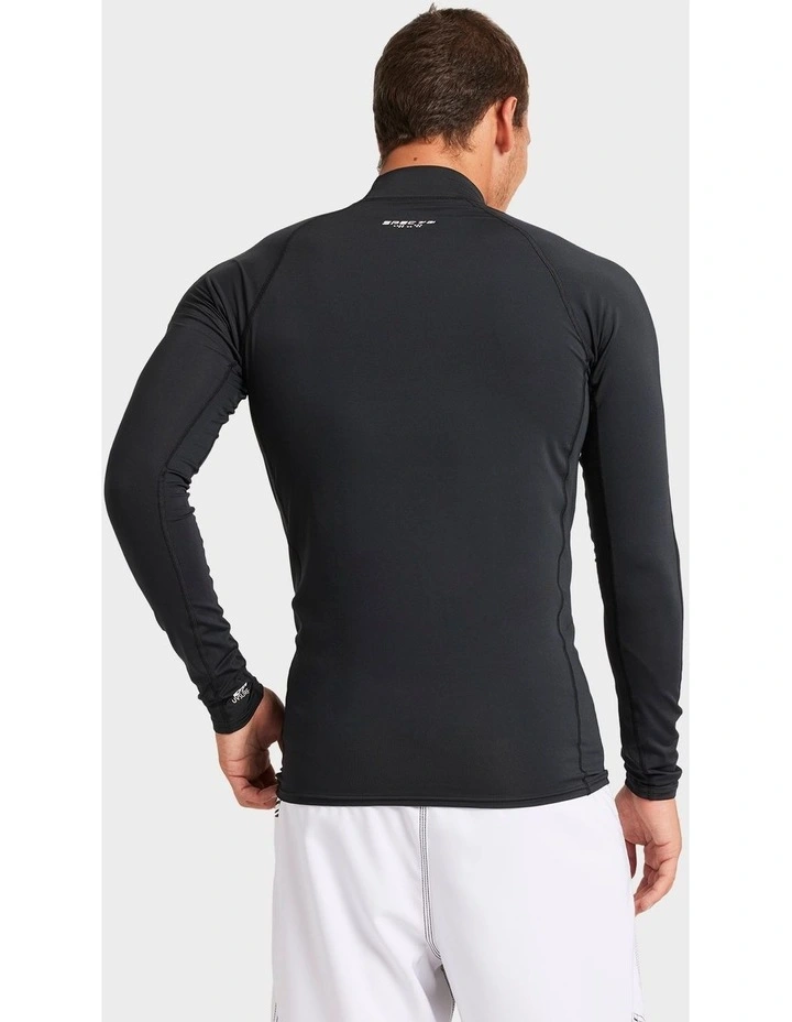 Spec 73 Long Sleeve Rash Vest In Black image 2