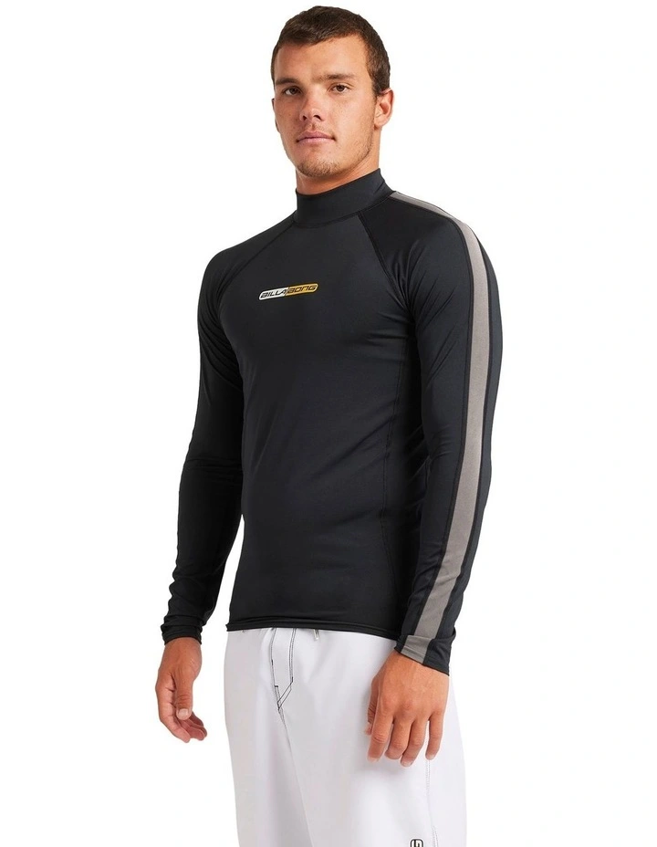 Spec 73 Long Sleeve Rash Vest In Black image 3