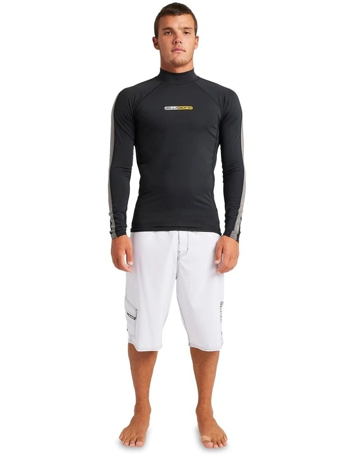 Spec 73 Long Sleeve Rash Vest In Black image 4