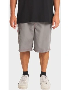Throw On Boardshorts 21" in Grey