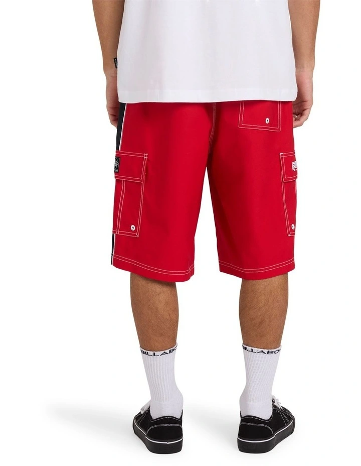 Thrown On 3.0 Boardshorts 22" in Red image 2