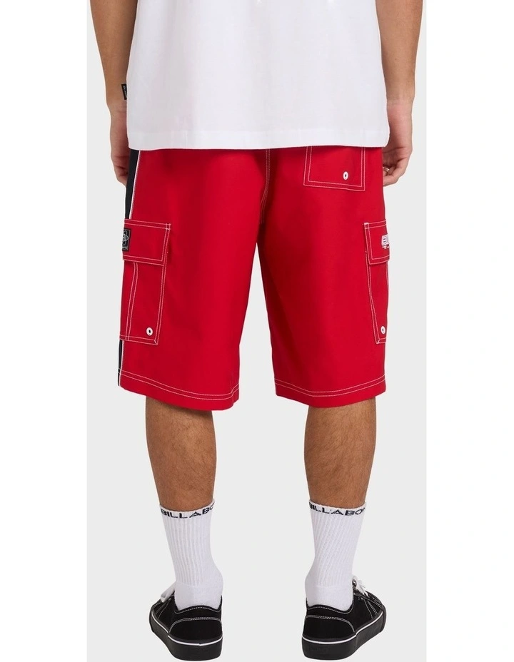 Thrown On 3.0 Boardshorts 22" in Red image 2