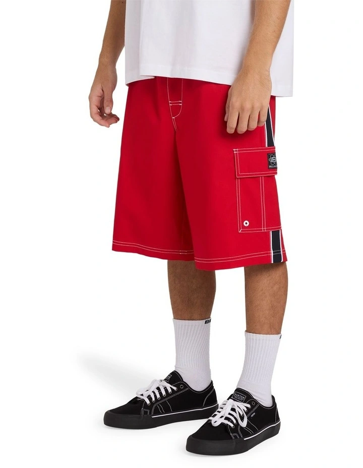 Thrown On 3.0 Boardshorts 22" in Red image 3