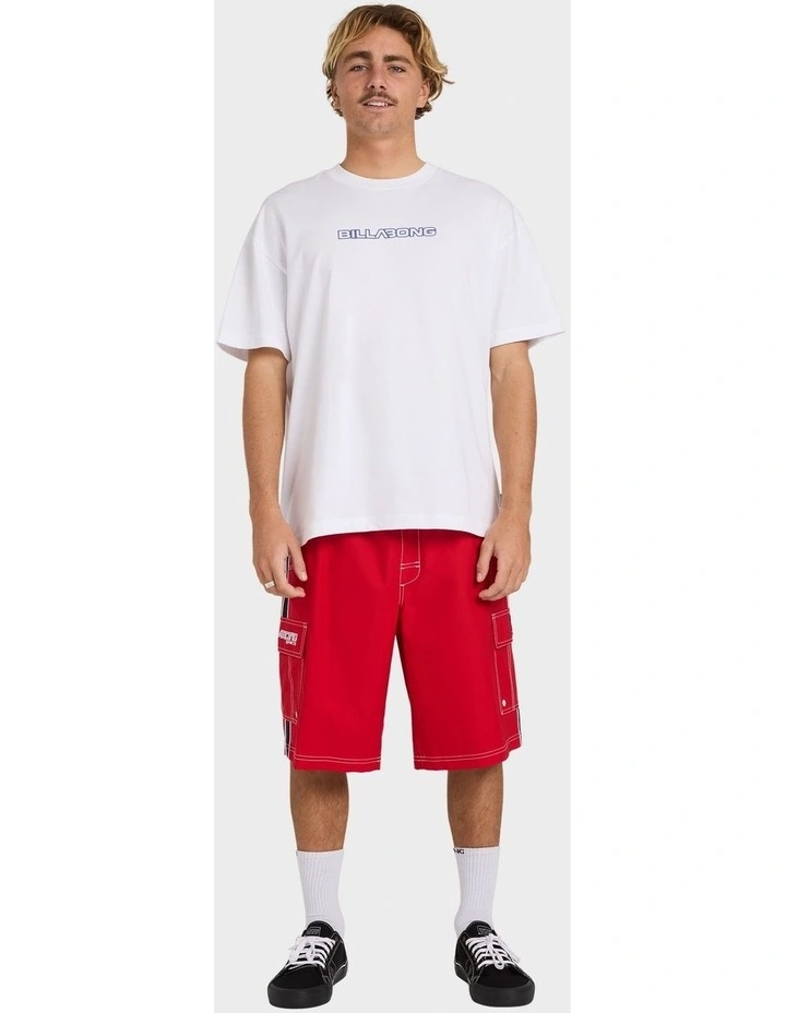 Thrown On 3.0 Boardshorts 22" in Red image 5