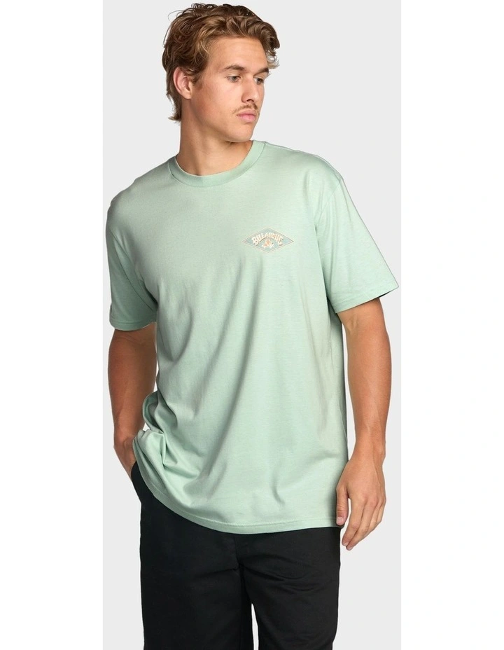 Diamond Arch T-Shirt In Blue image 1