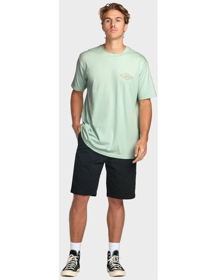 Diamond Arch T-Shirt In Blue image 4