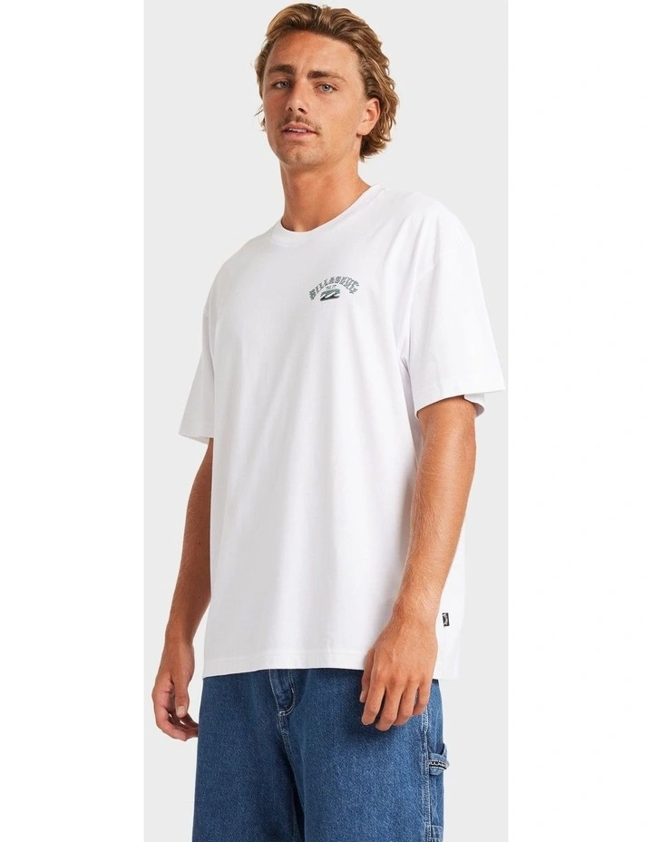 Heritage Arch T-shirt in White image 3