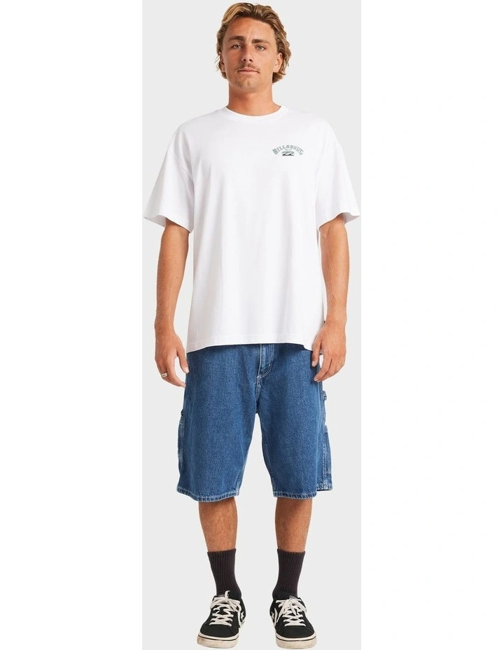 Heritage Arch T-shirt in White image 5