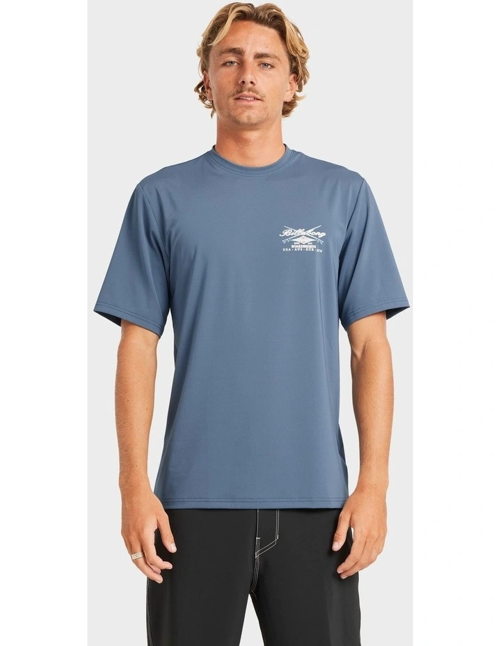 Crossboards Surf T-Shirt In Blue image 1