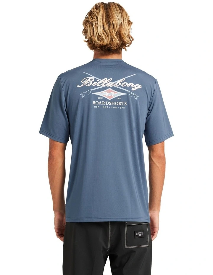 Crossboards Surf T-shirt in Blue image 2