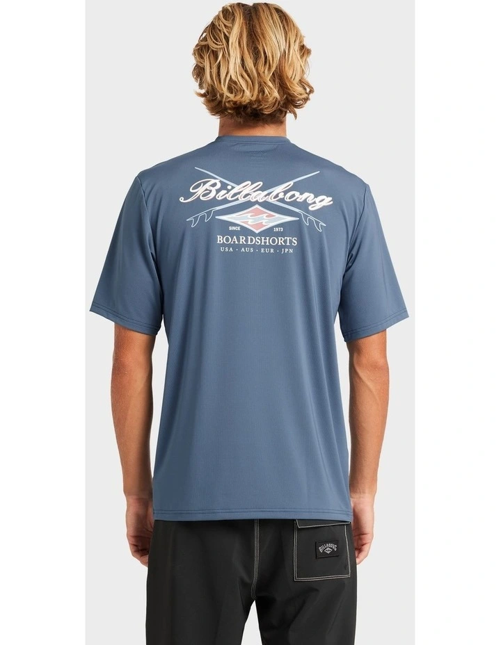 Crossboards Surf T-Shirt In Blue image 2