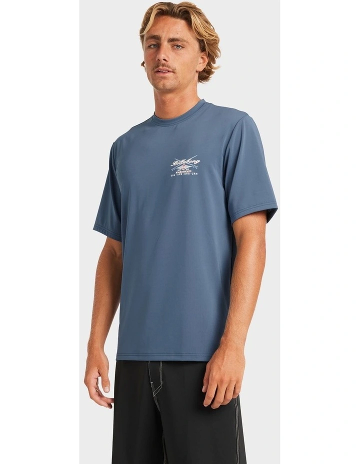 Crossboards Surf T-Shirt In Blue image 3