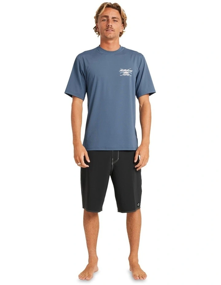 Crossboards Surf T-shirt in Blue image 5
