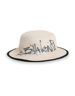 Script Boonie Bucket Hat in Stone
