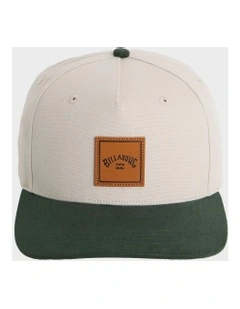 Stacked Snapback Cap In Green