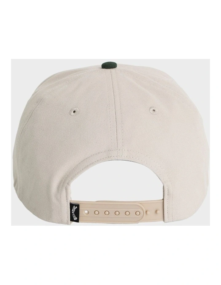 Stacked Snapback Cap In Green image 2