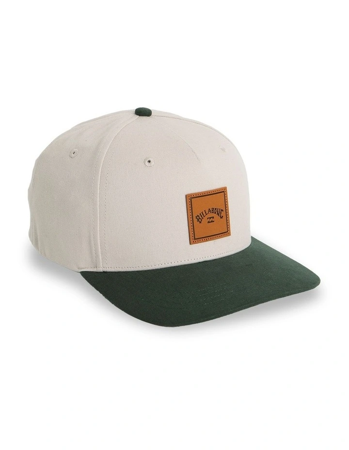 Stacked Snapback Cap in Green image 5