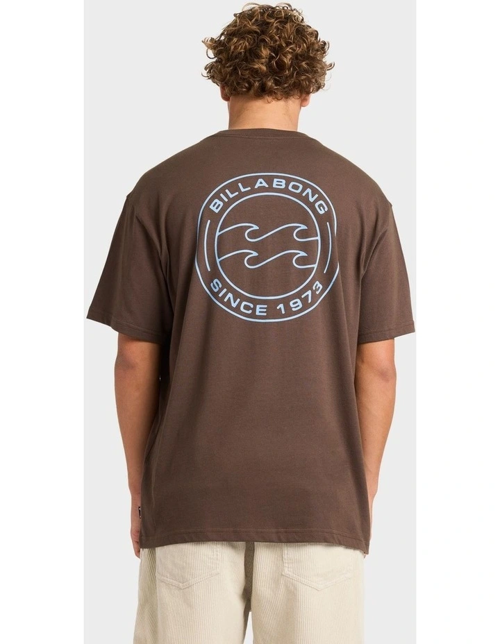Hollow T-shirt in Brown image 2