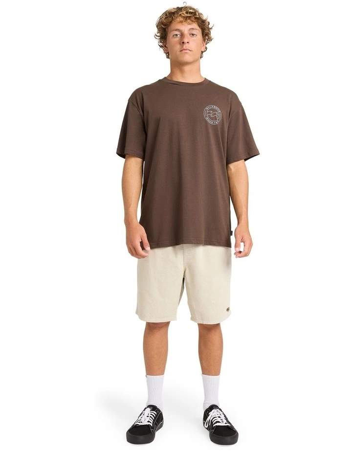 Hollow T-shirt in Brown image 5