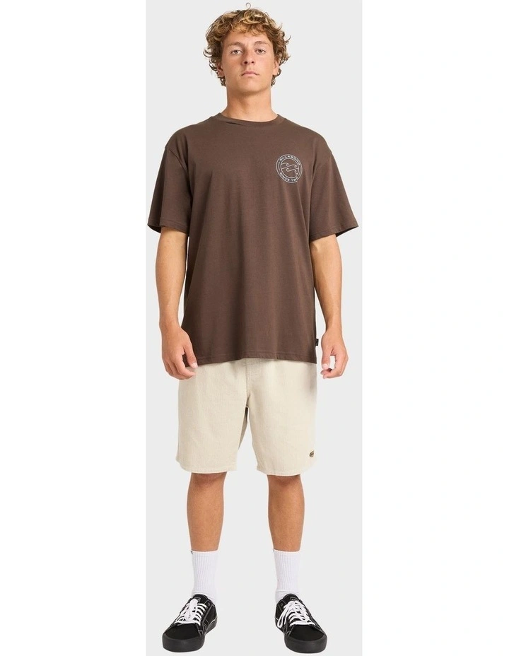 Hollow T-shirt in Brown image 5