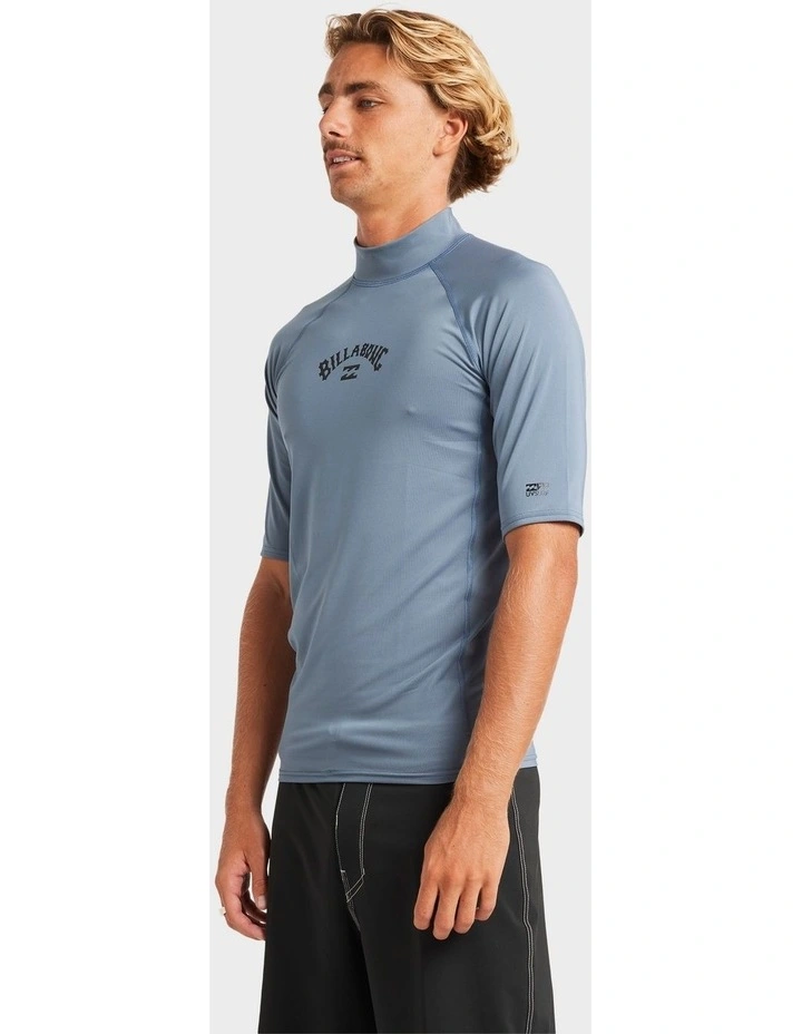 All Day Arch Short Sleeve Rash Vest In Assorted image 3