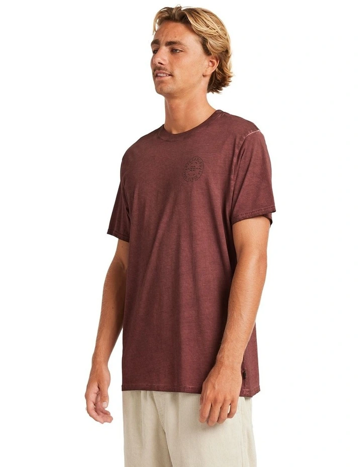 Big Wave Daz T-shirt in Brown image 3