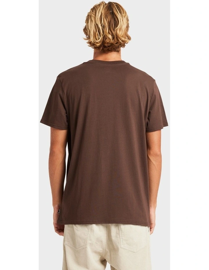 Premium Pocket T-shirt in Brown image 2