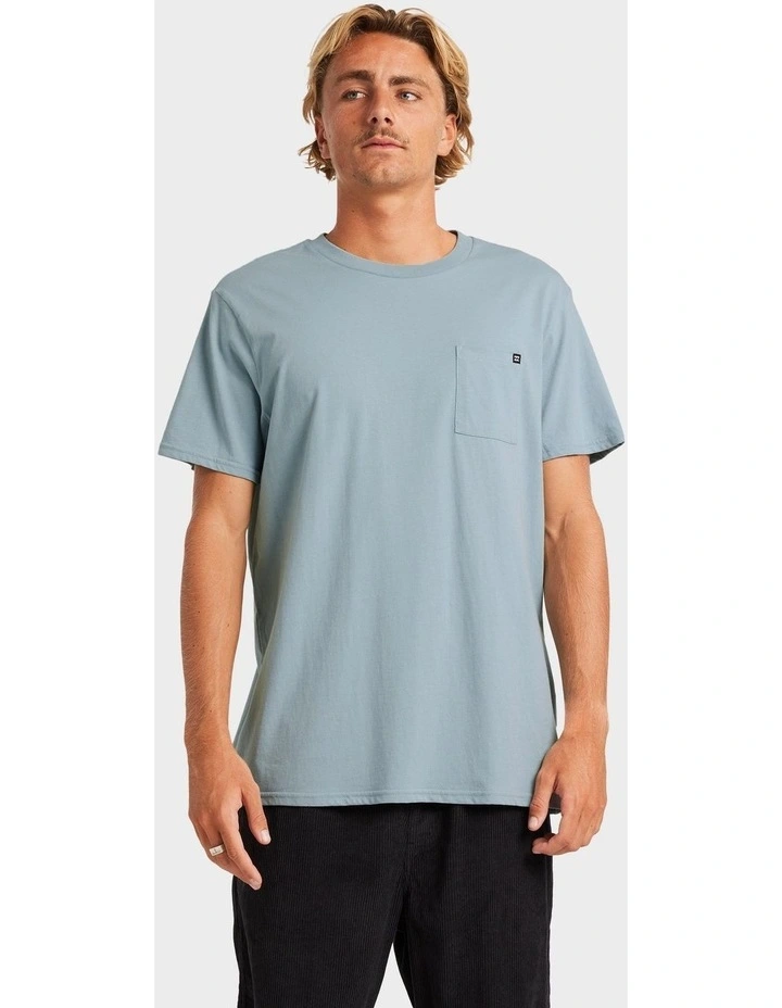 Premium Pocket T-shirt in Blue image 1