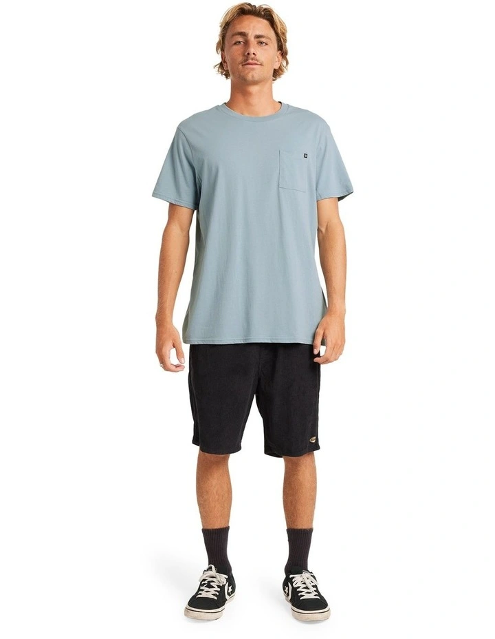 Premium Pocket T-shirt in Blue image 5