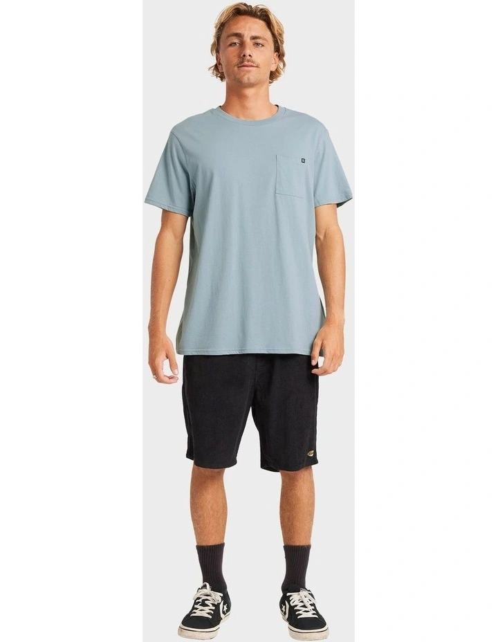 Premium Pocket T-shirt in Blue image 5