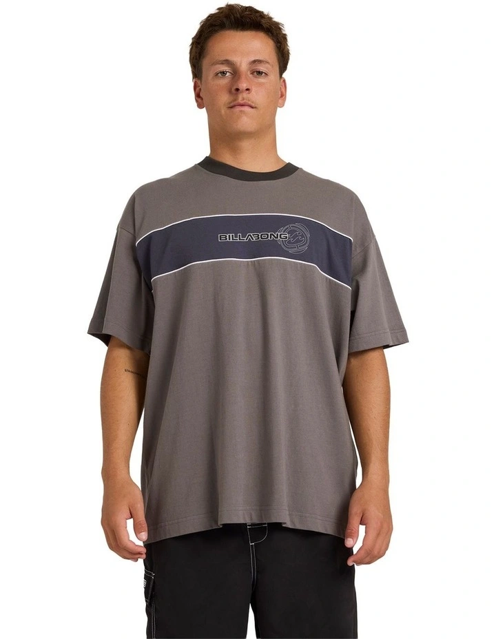 Panel T-shirt in Grey image 1