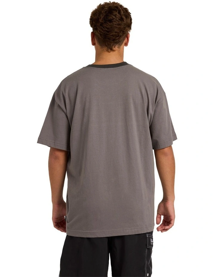 Panel T-shirt in Grey image 2