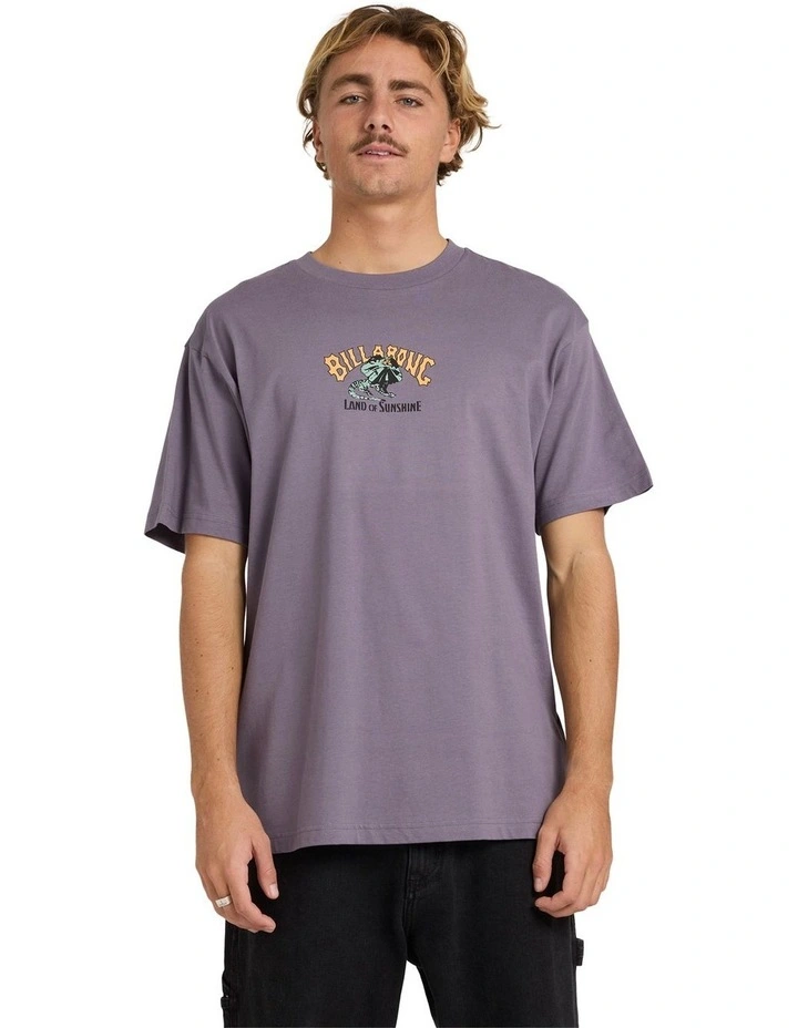 Lizard Land T-shirt in Purple image 1