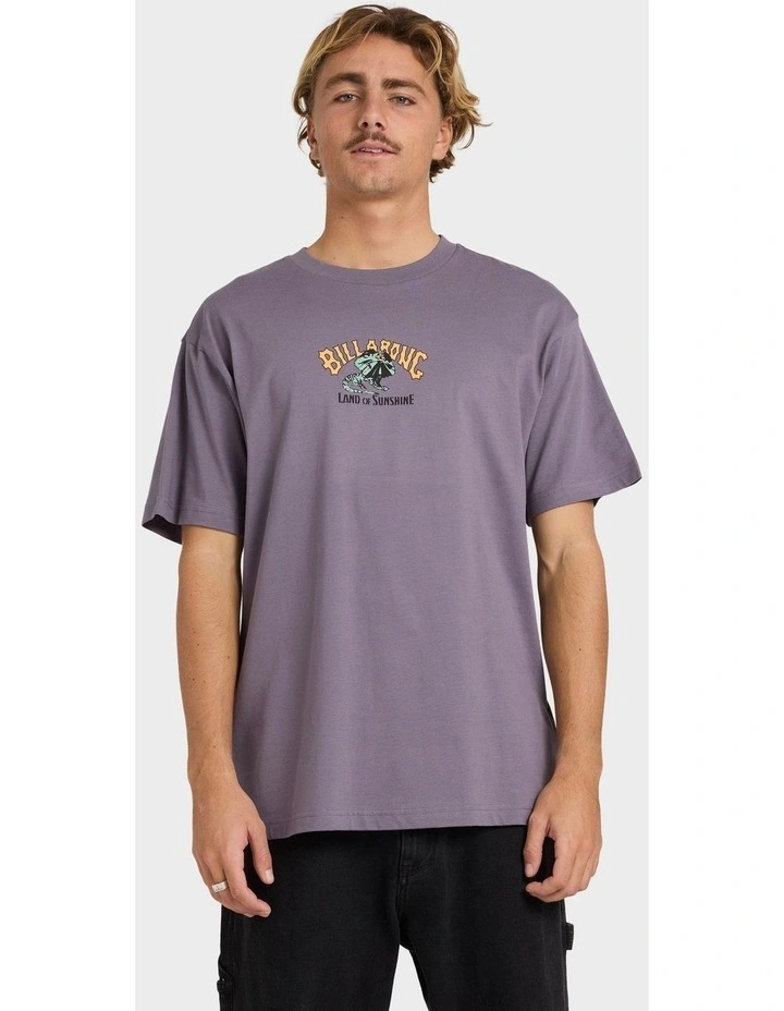 Lizard Land T-shirt in Purple image 1