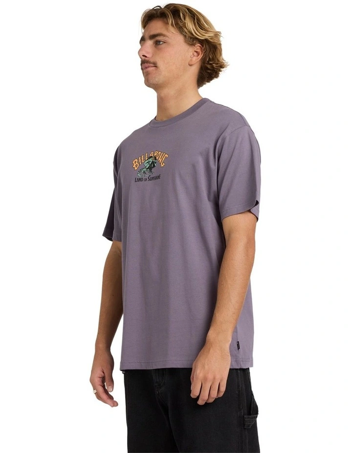 Lizard Land T-shirt in Purple image 3