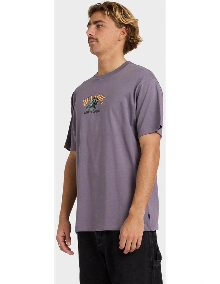 Lizard Land T-shirt in Purple image 3
