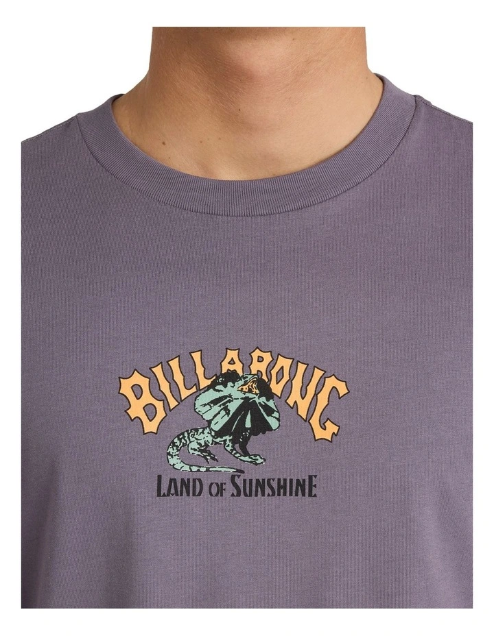 Lizard Land T-shirt in Purple image 4