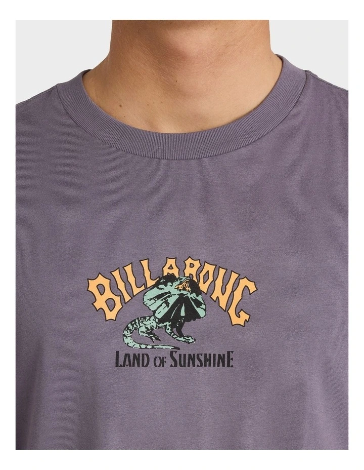 Lizard Land T-shirt in Purple image 4