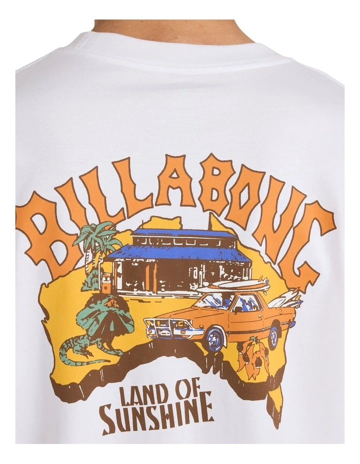 Land Of Sunshine T-shirt in White image 4
