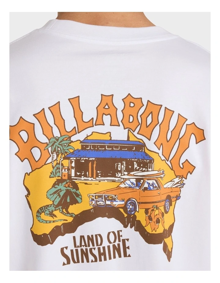 Land Of Sunshine T-shirt in White image 4