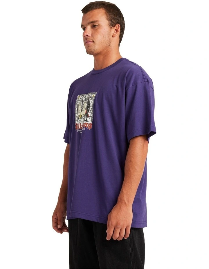 Sword Sharpen T-shirt in Blue image 3