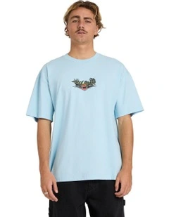 Croc Diamond OG T-shirt in Powder Blue