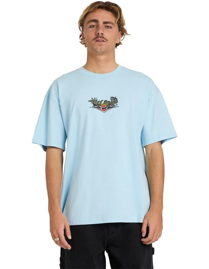 Croc Diamond OG T-shirt in Powder Blue image 1
