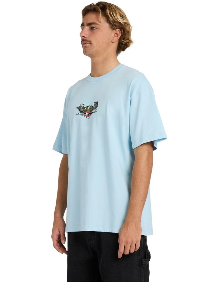 Croc Diamond OG T-shirt in Powder Blue image 3