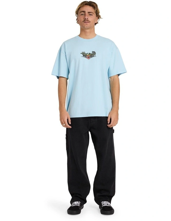 Croc Diamond OG T-shirt in Powder Blue image 5