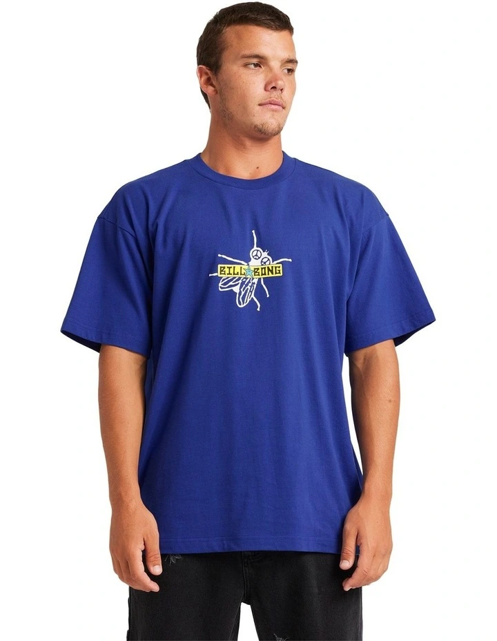 Bong Fly OG T-shirt in Maliblue image 1