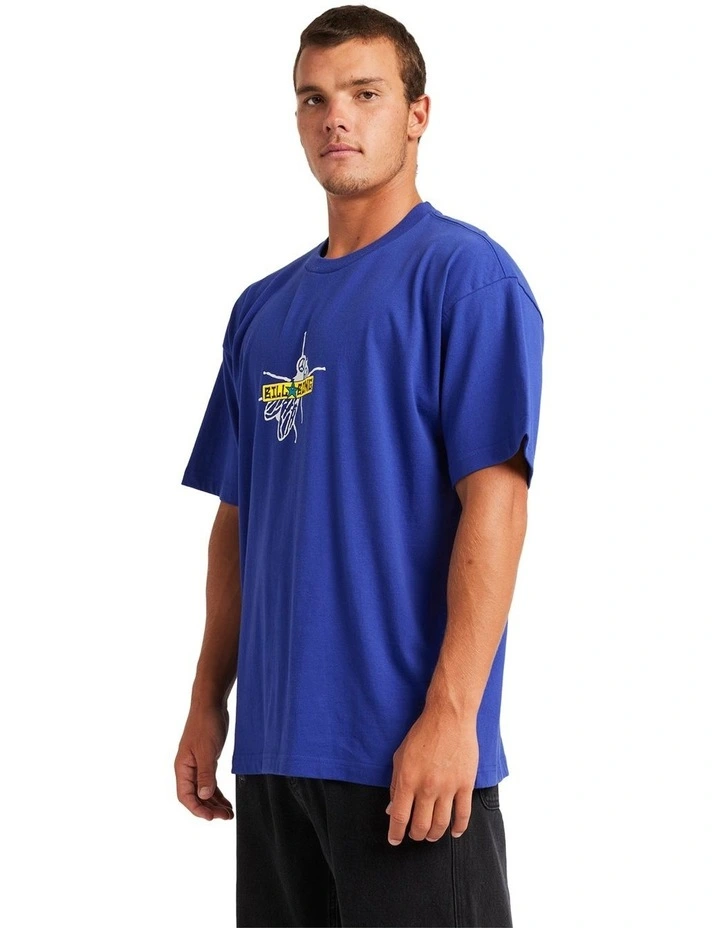 Bong Fly OG T-shirt in Maliblue image 3