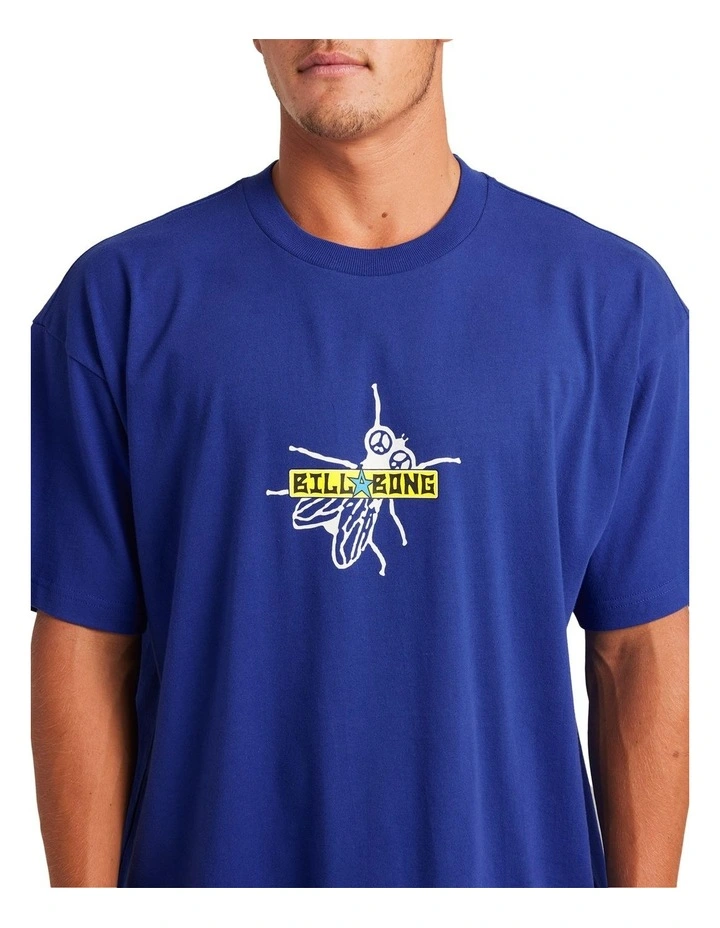 Bong Fly OG T-shirt in Maliblue image 4